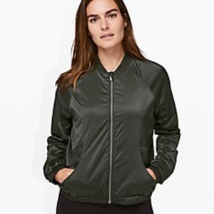 Lululemon Above The Clouds Bomber Jacket Size 6